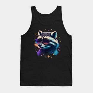 Raccoon in sunglasses Tank Top